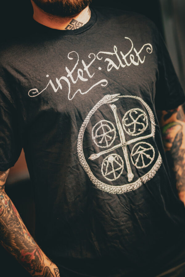 'Intet • Altet' Black T-Shirt - Image 2