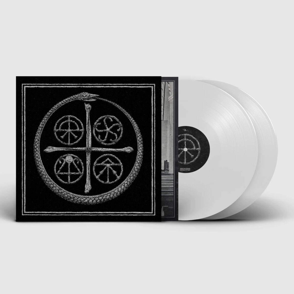 'Intet • Altet' 1st pressing (2LP Black artwork/White vinyl)